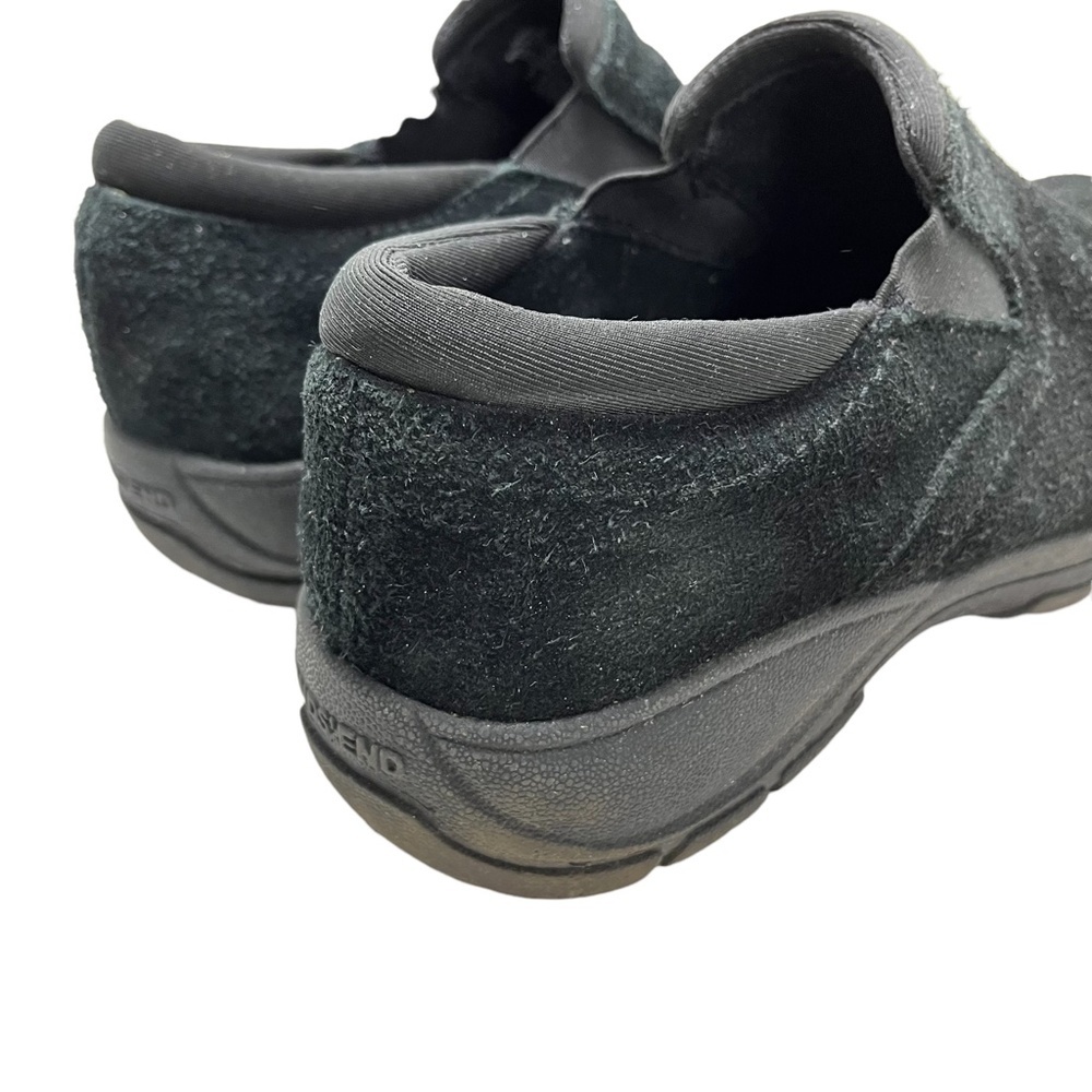 LAND'S END Genuine Leather Black Suede Loafers Casual Flats Low Top Shoes 9.5 D - Picture 5 of 16